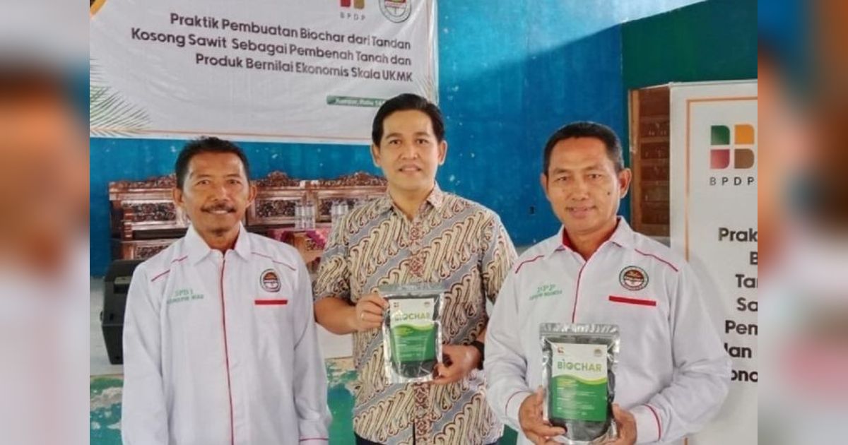 Aspekpir Kembangkan Biochar dari Tandan Kosong Sawit: Solusi Ramah Lingkungan dan Bernilai Ekonomi