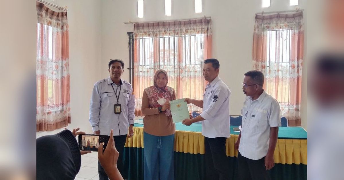 321 Sertifikat Tanah Gratis PTSL 2024 Diterbitkan di Siak, Riau