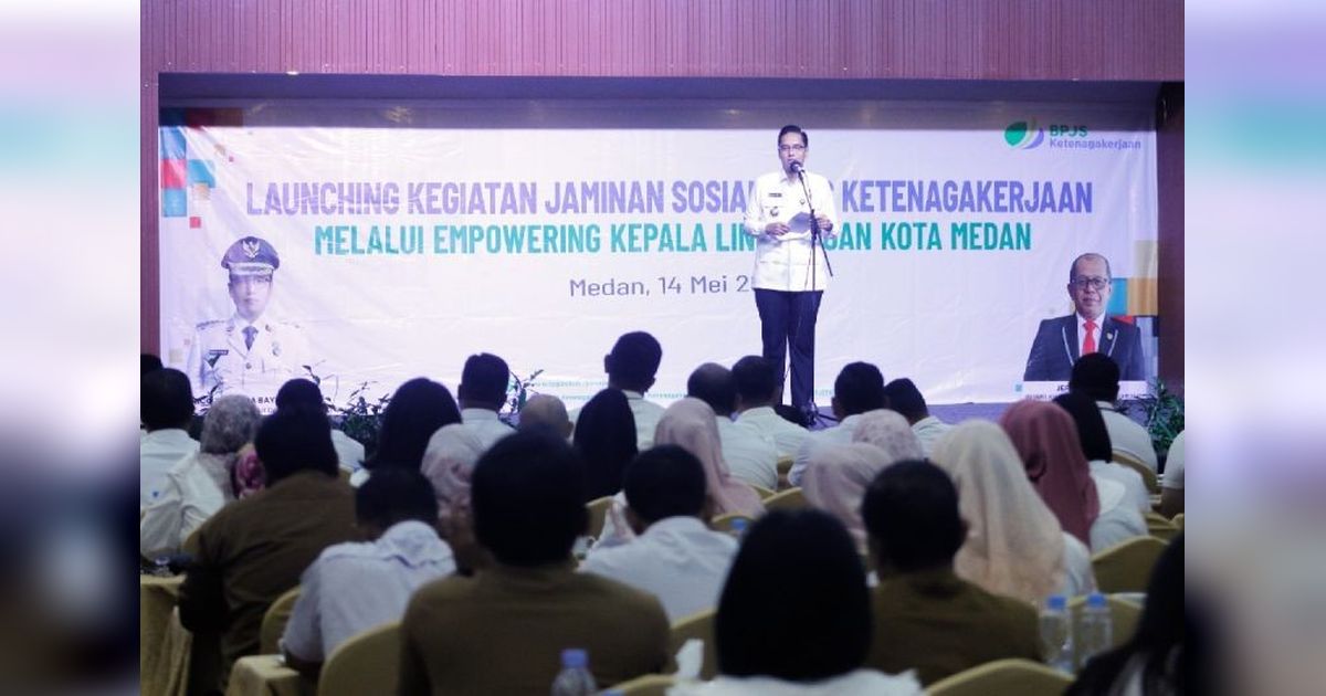 Wali Kota Medan Targetkan 25 Warga per Kepling Jadi Peserta BPJS Ketenagakerjaan