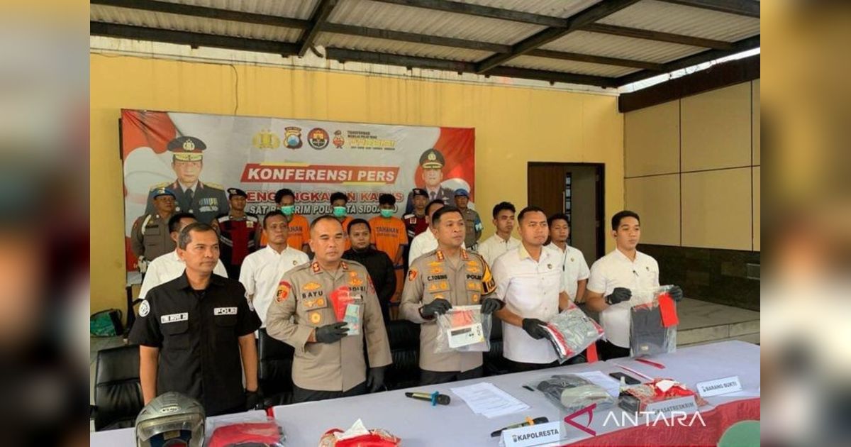 Jambret di Sidoarjo Tewaskan Korban, Lima Pelaku Ditangkap!