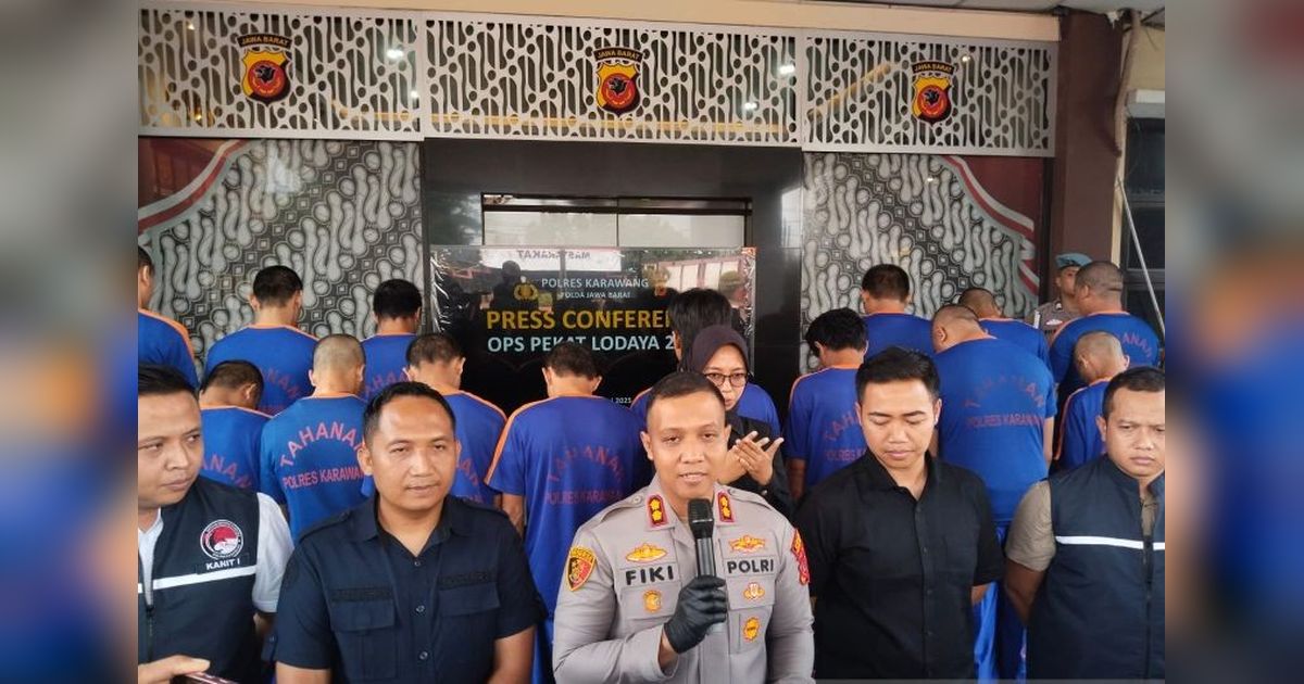 Polres Karawang Ungkap 26 Kasus Narkotika, Puluhan Tersangka Ditangkap!