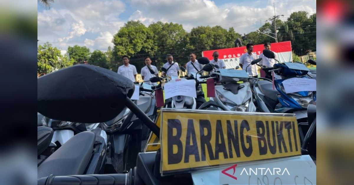 Polresta Cirebon Kembalikan 34 Motor Curian, 11 Tersangka Ditangkap!