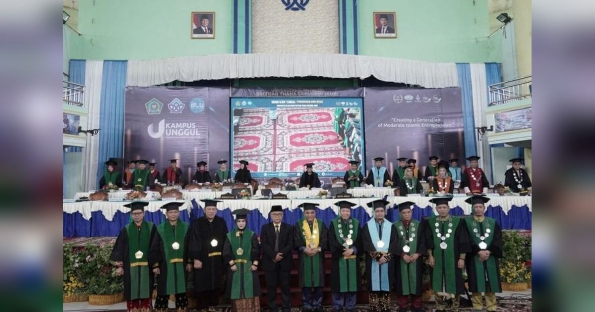 UIN Jambi Kukuhkan Lima Guru Besar, Perkuat Transformasi Akademik Menuju Kampus Kelas Dunia