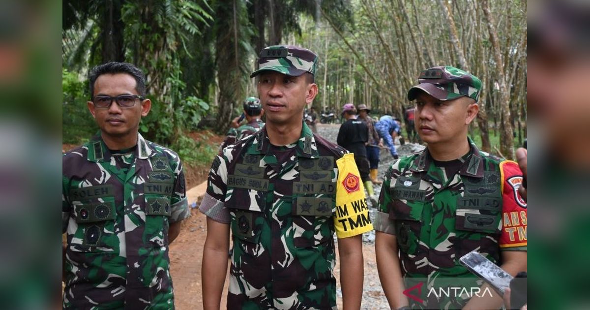 Mabesad Tinjau Pembangunan TMMD ke-124 di Tanah Laut, Buka Akses Jalan dan Tingkatkan Kesejahteraan Warga
