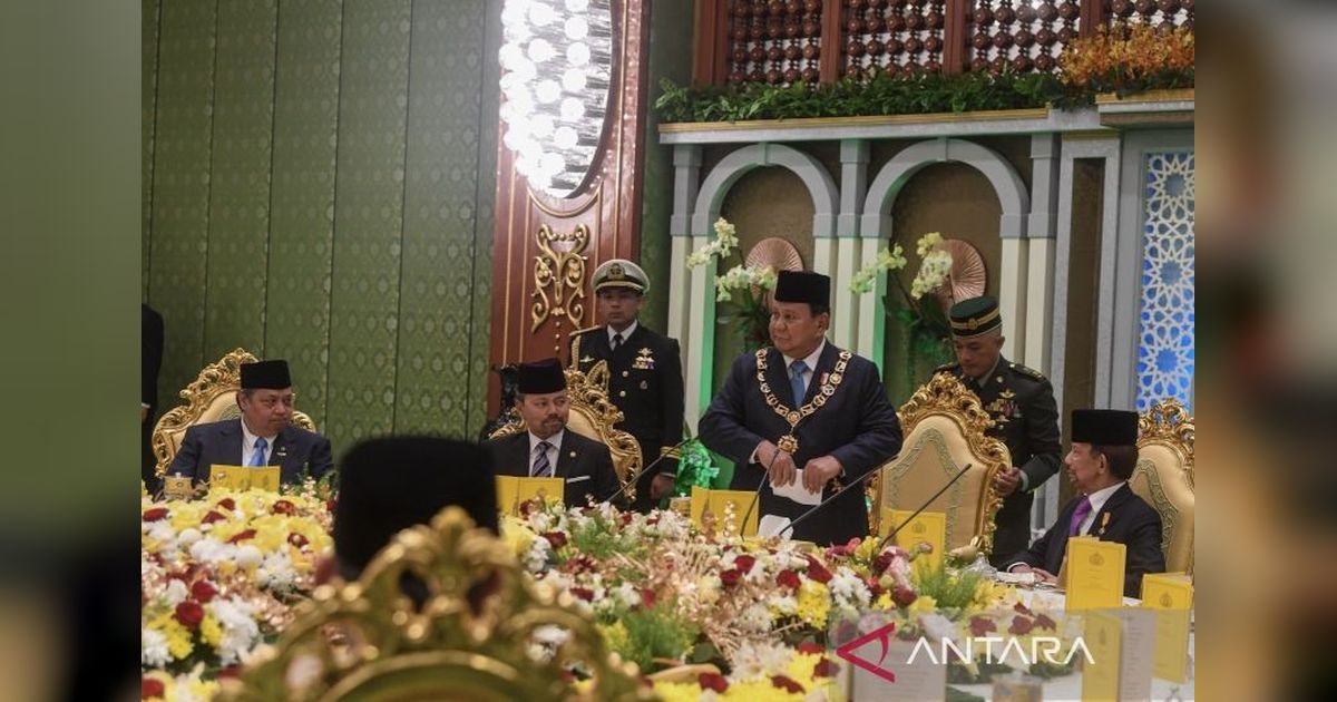 Presiden Prabowo Ungkap Persahabatan Erat 60 Tahun dengan Sultan Brunei