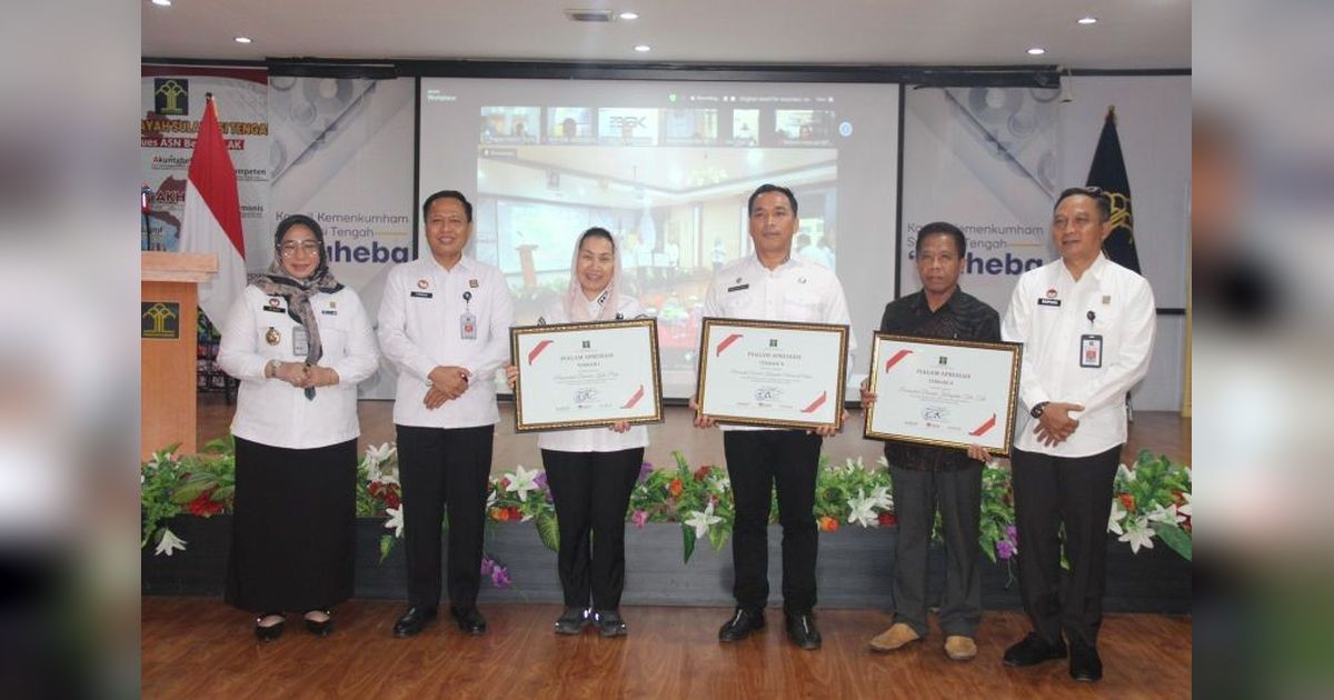 Pemda Kota Palu Raih Penghargaan Tertinggi Implementasi Indeks Reformasi Hukum 2024