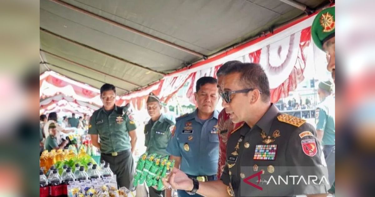 Kodam Pattimura Gelar Pasar Murah, Redakan Lonjakan Harga Sembako di Ambon