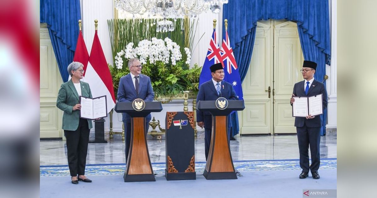 MoU RI-Australia: Menlu Ungkap Kerja Sama Strategis di Istana Merdeka