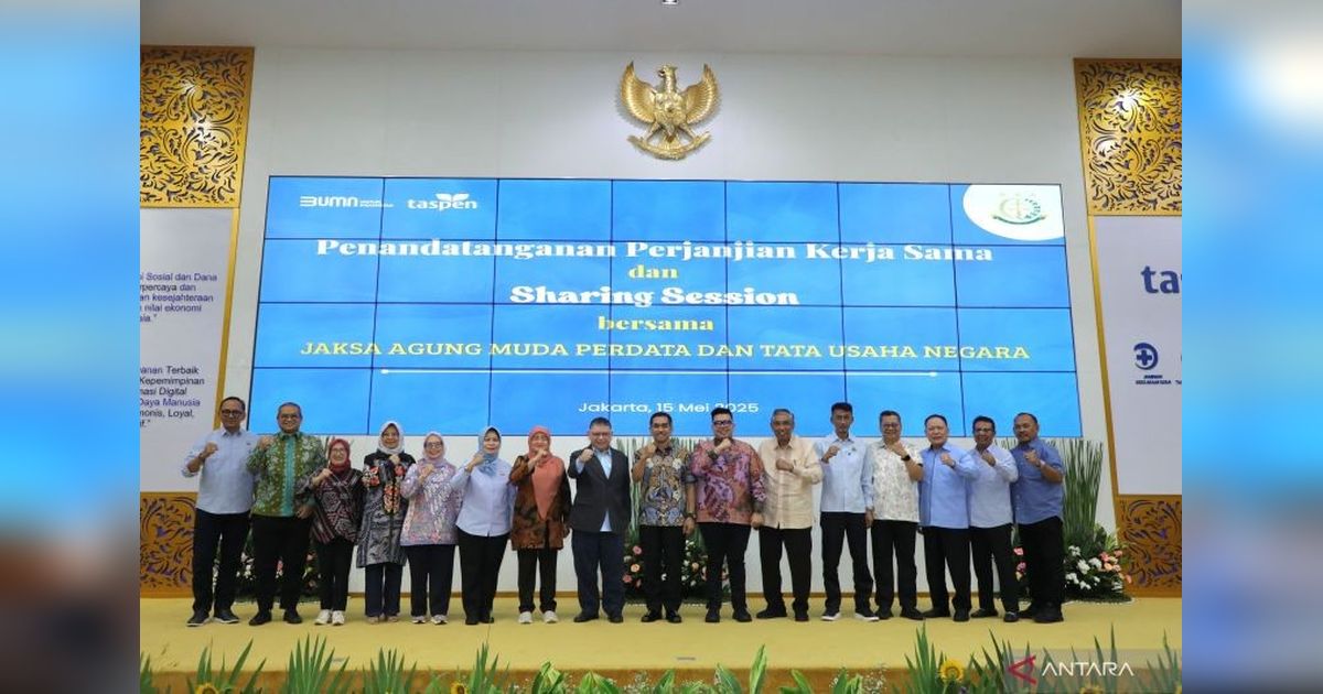 Kejaksaan Agung dan Taspen Jalin Kerja Sama Awasi Jaminan Sosial PNS