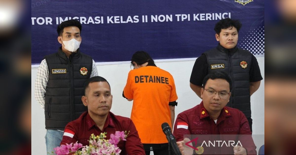 Imigrasi Kerinci Amankan WNA Tiongkok yang Diduga Langgar Izin Tinggal