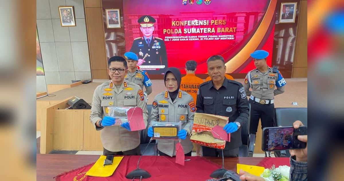 WNA Brazil Ditahan di Mentawai karena Kasus Narkotika: Ganja 41,67 Gram Disita