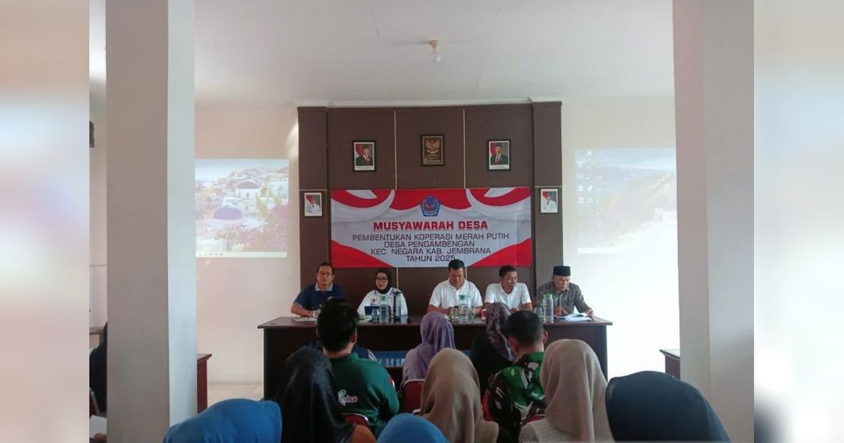 50 Desa di Jembrana Bentuk Koperasi Merah Putih, Siap Majukan Ekonomi Lokal