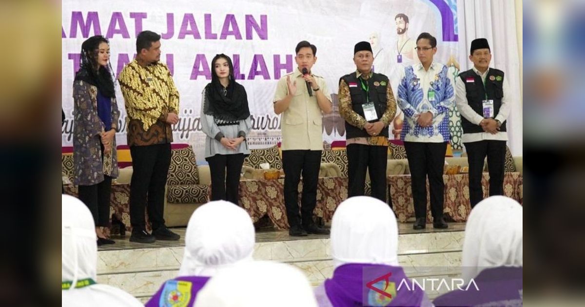 Wapres Sapa Calon Haji Kloter 12 Medan, Dorong Layanan Fast Track