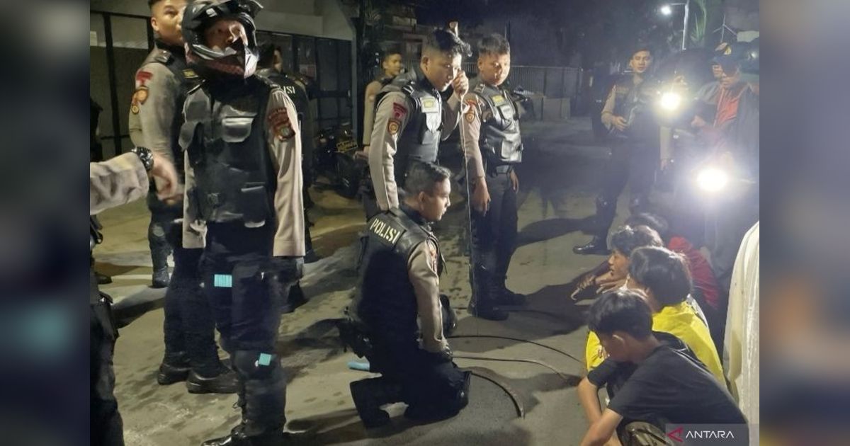 Sembilan Pemuda Ditangkap Terkait Tawuran di Jakarta Timur