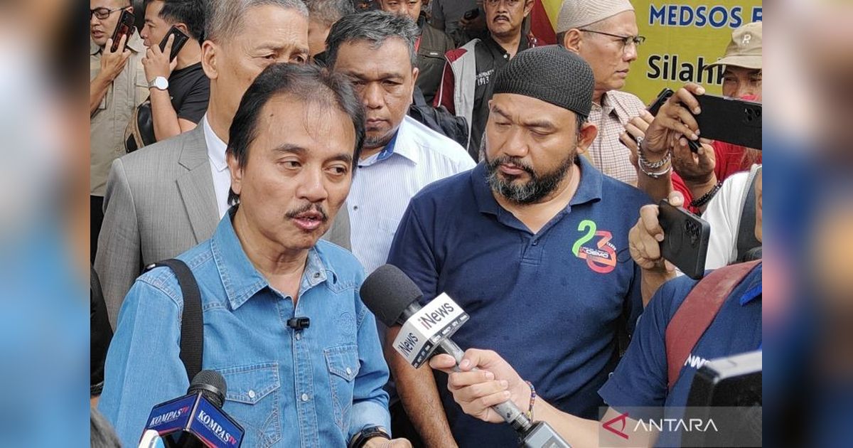 Roy Suryo Klarifikasi Soal Tuduhan Ijazah Palsu Jokowi di Polda Metro Jaya