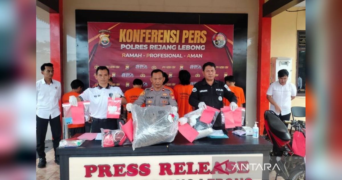 Polres Rejang Lebong Bekuk Tujuh Tersangka Penyalahgunaan Narkotika