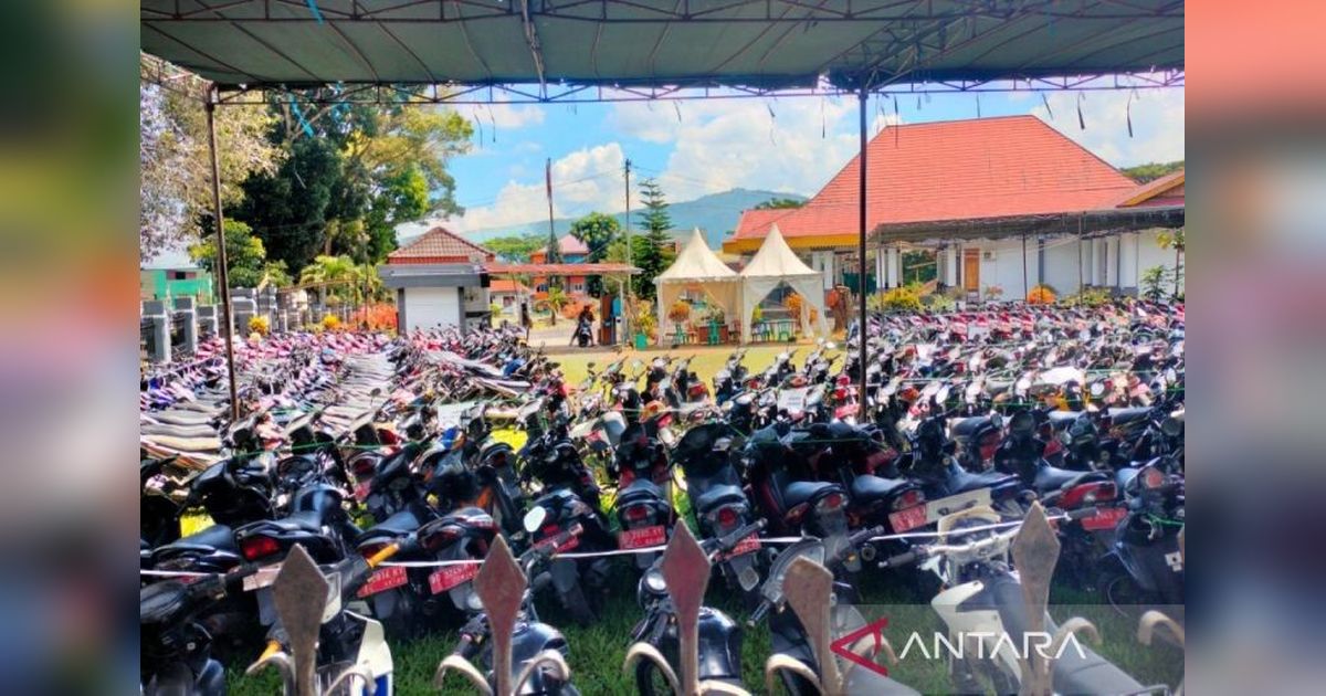 135 Sepeda Motor Dinas Pemkab Rejang Lebong Belum Dikembalikan
