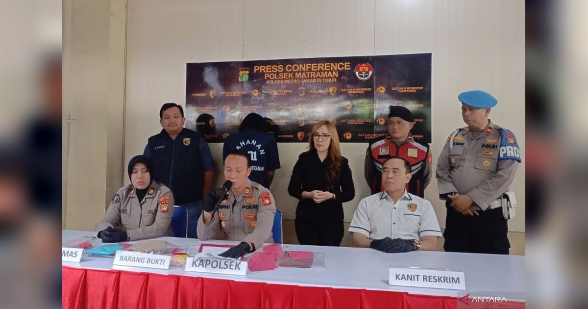 Pengedar Sabu 113 Gram Ditangkap Polisi di Jakarta Timur