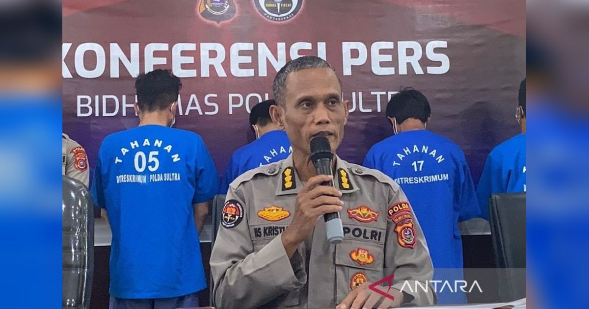 Polda Sultra Ungkap 32 Kasus Premanisme dalam Operasi Pekat Anoa 2025