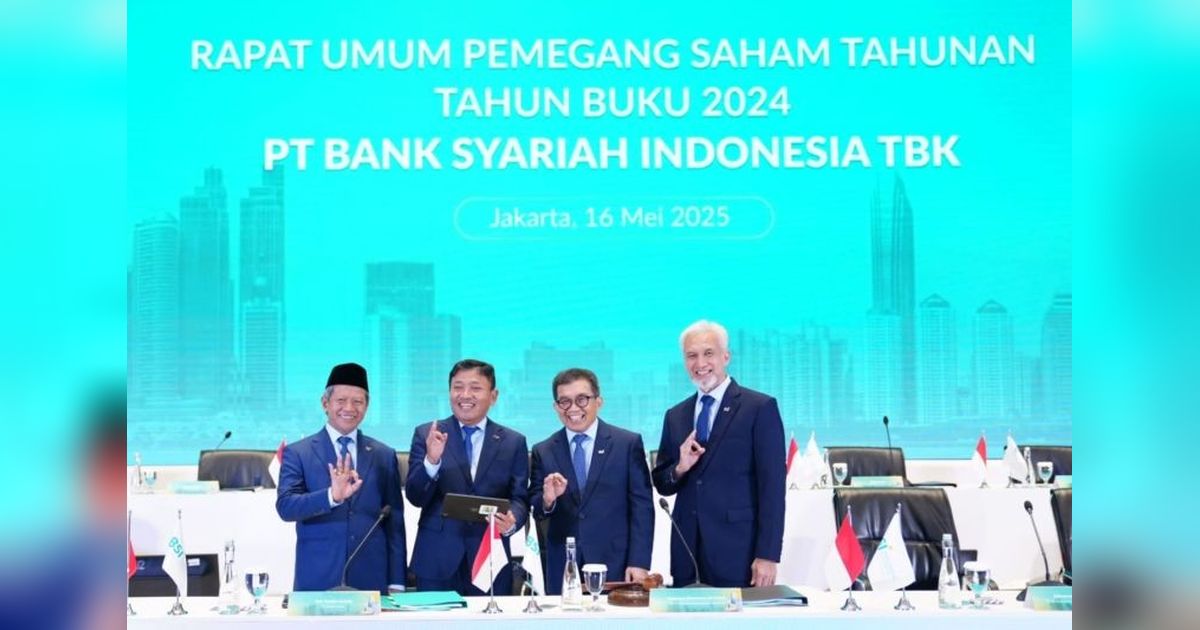 BSI Bagikan Dividen Rp1,05 Triliun, Kinerja Solid di Tahun Buku 2024