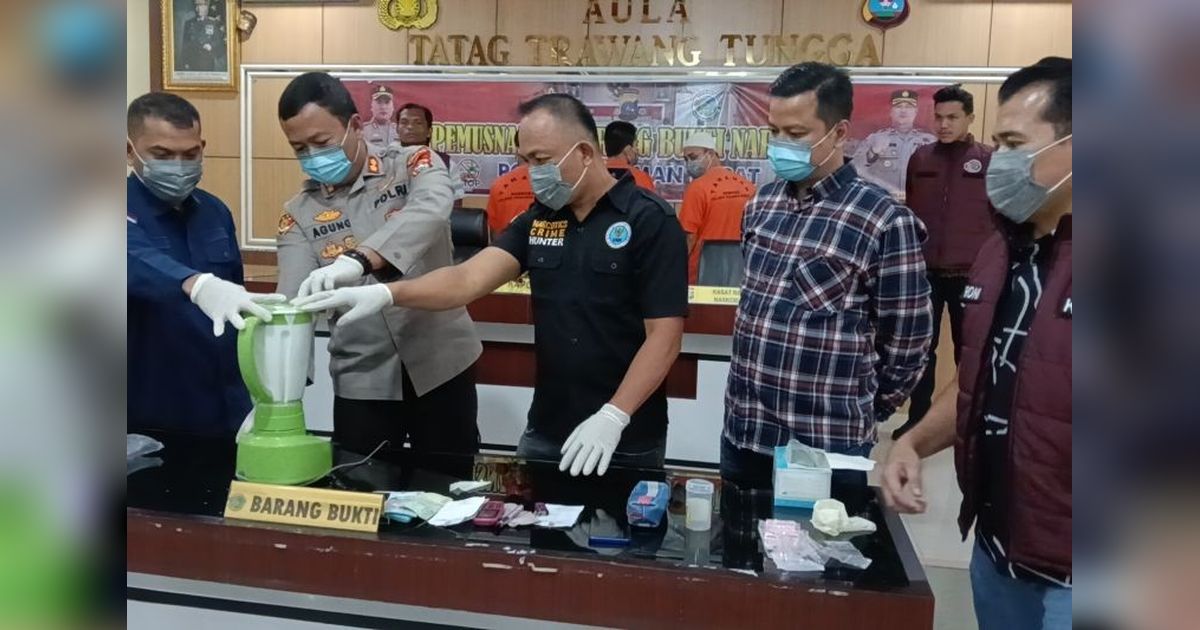 Polres Pasaman Barat Musnahkan 241,91 Gram Sabu, Tersangka Terancam Hukuman Mati