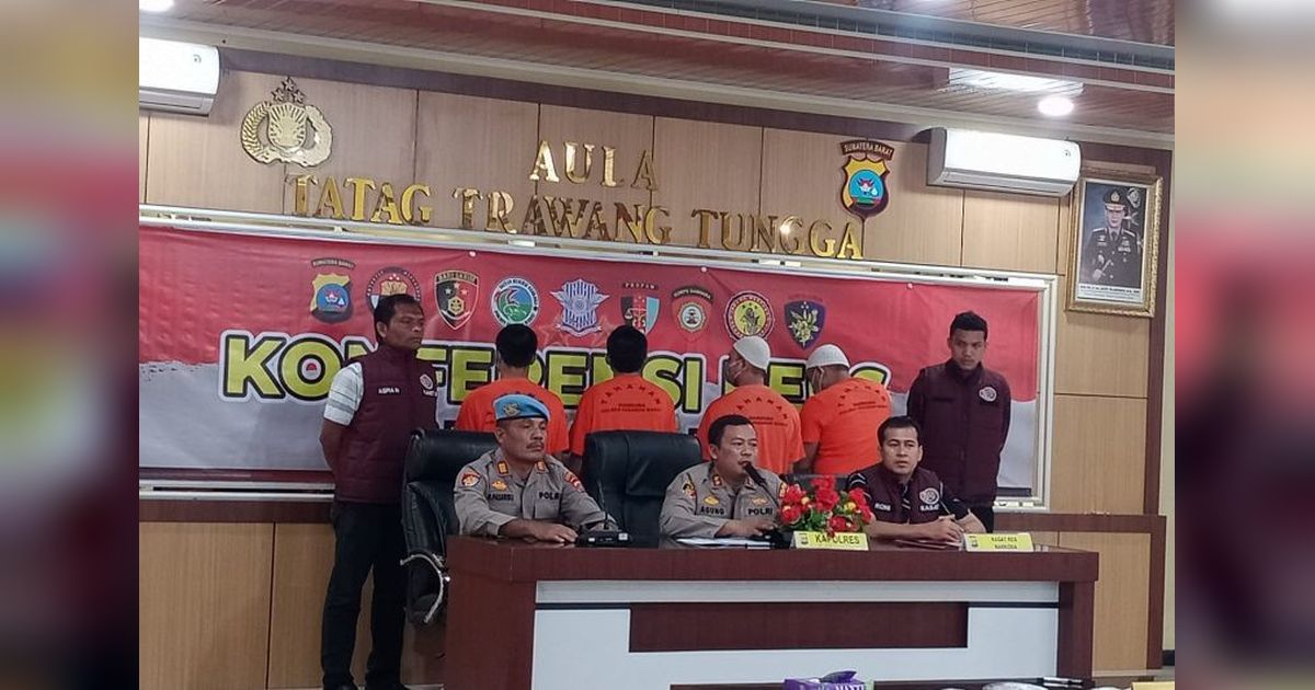 Polres Pasaman Barat Ungkap Jaringan Pengedar 273 Gram Sabu, Empat Tersangka Ditangkap