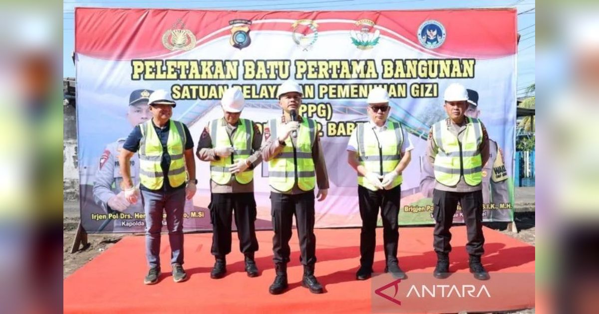 Polda Babel Bangun Gedung SPPG: Makan Bergizi untuk 3.500-5.000 Siswa di Pangkalpinang