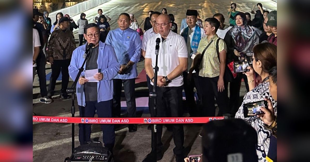 Pramono Anung Minta Warga Jaga Kerapian Taman 24 Jam
