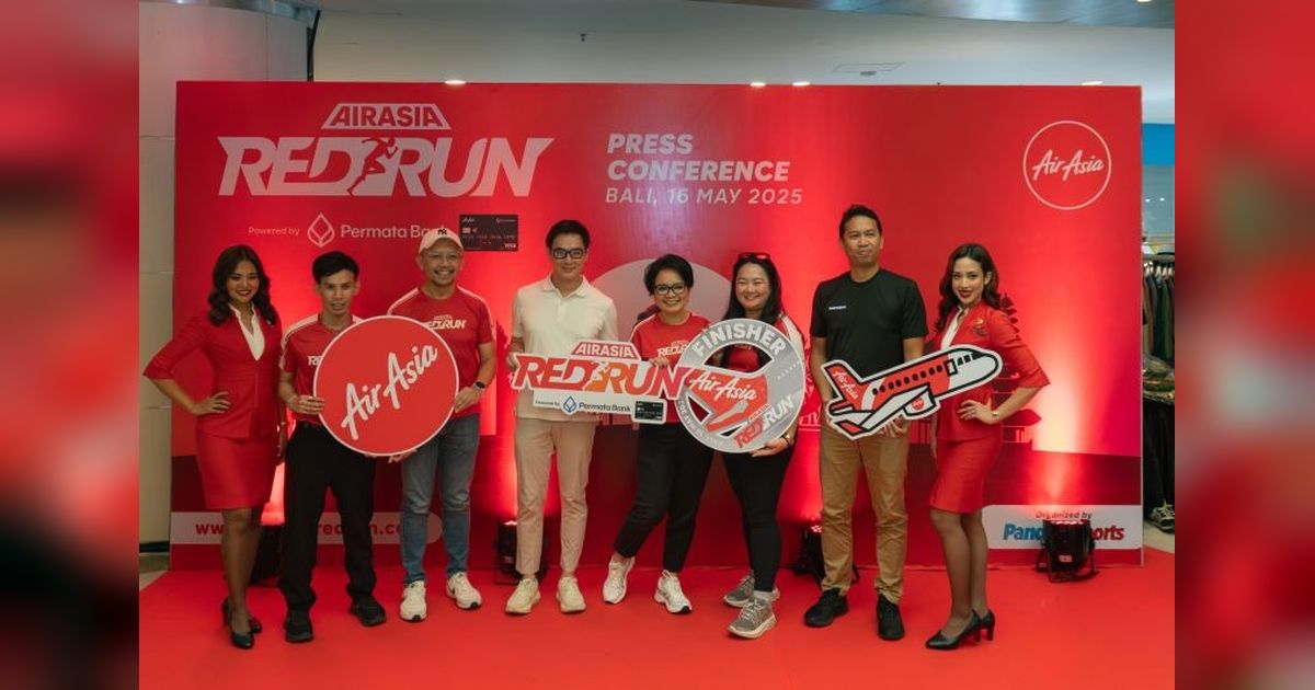 5.000 Pelari Ramaikan AirAsia RedRun 2025 di Bali, Dorong Pariwisata dan Ekonomi Lokal