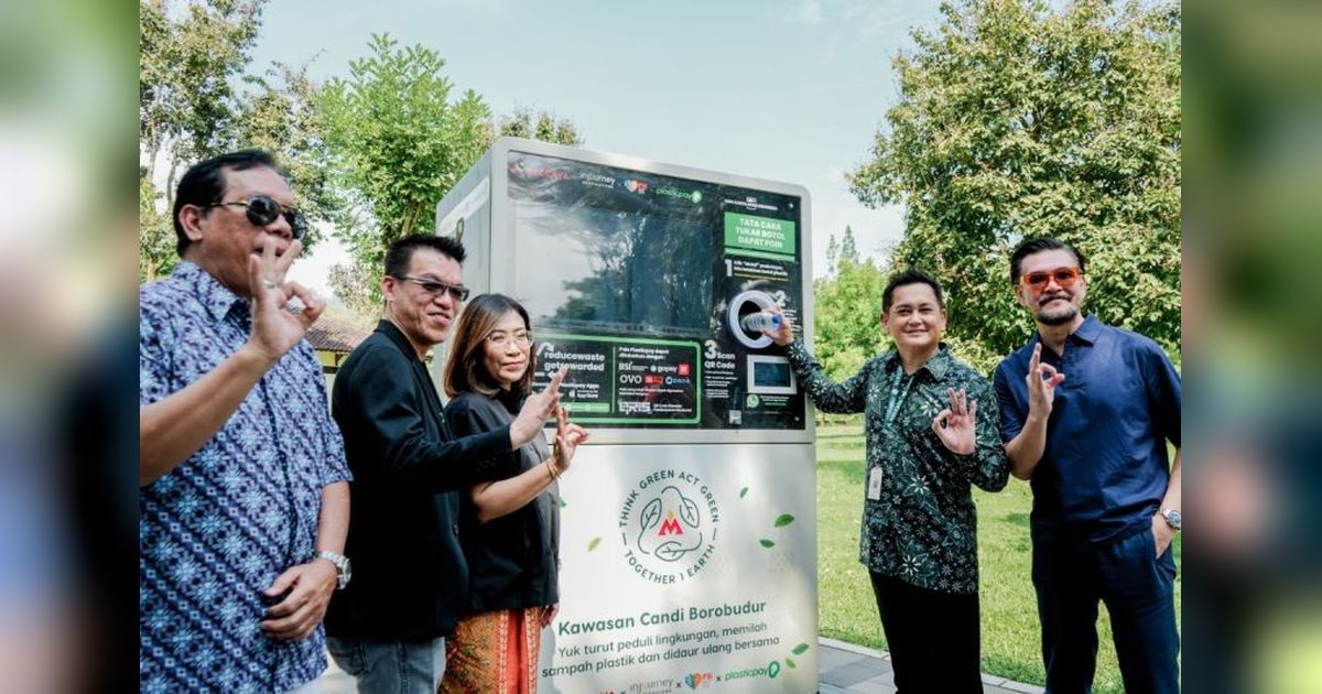 Borobudur Kembangkan Inovasi Ramah Lingkungan: Daur Ulang Botol Plastik Lewat Mesin RVM