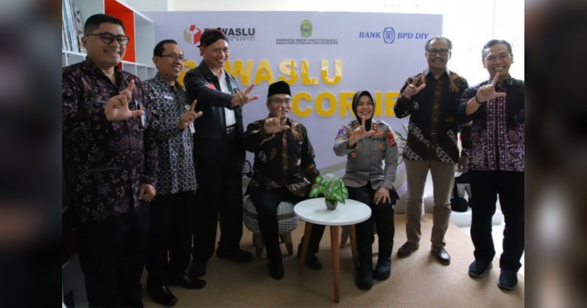 Bantul Luncurkan Bawaslu Corner: Perkuat Literasi Demokrasi Generasi Muda