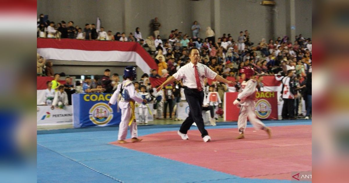Kejuaraan Taekwondo Meriah di Palembang: 955 Atlet Berebut Gelar