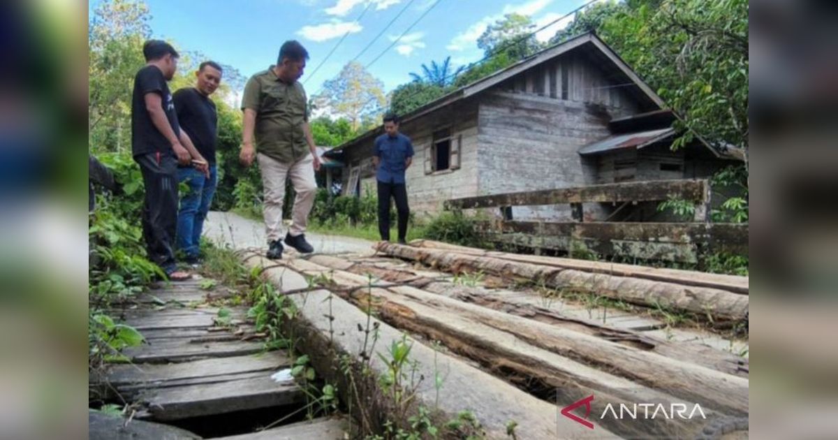 Bupati HST Tinjau Jembatan Rusak, Pastikan Perbaikan Segera Dilakukan