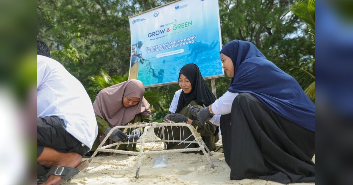 BRI Menanam: Lestarikan Laut Kapoposang, Dongkrak Ekonomi Warga