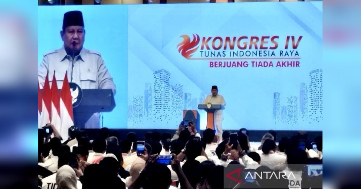 Prabowo Larang Kader Gerindra Gembar-gembor Dua Periode