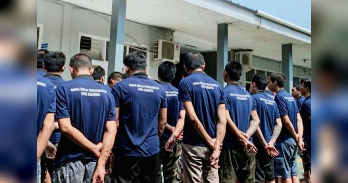 30 Narapidana Pindahan Lapas Bandung Tiba di Lapas Karawang