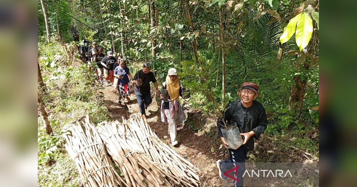 Budayawan Banyumas Jaga Kelestarian Gunung Slamet: Menanam Pohon dan Mendoakan Alam