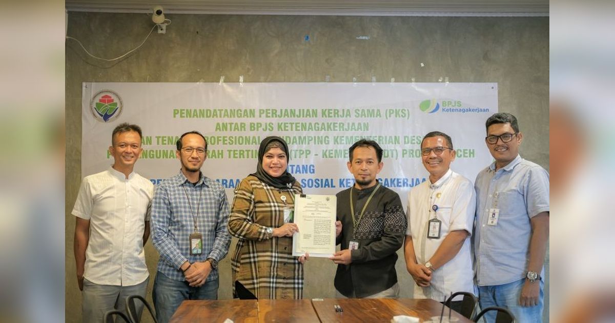 TPP Kemendes Aceh Terdaftar dalam Program JHT BPJS Ketenagakerjaan: Jaminan Hari Tua Lebih Terlindungi