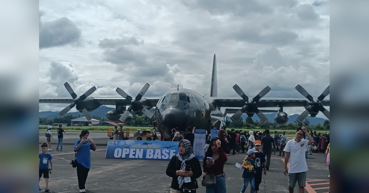 Open Base Lanud Sam Ratulangi: Pesawat Tempur F-16 hingga Hercules Ramaikan Manado!