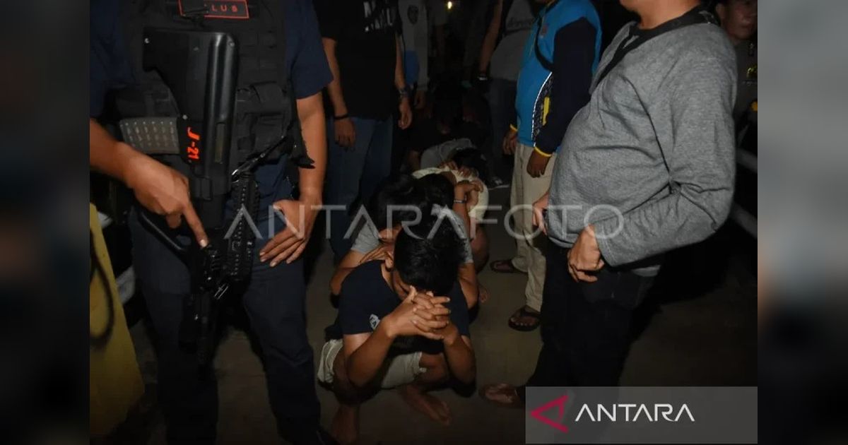 Geng Motor Bersenjata Tajam Diringkus di Gowa, Sembilan Pelaku Terancam 5 Tahun Penjara