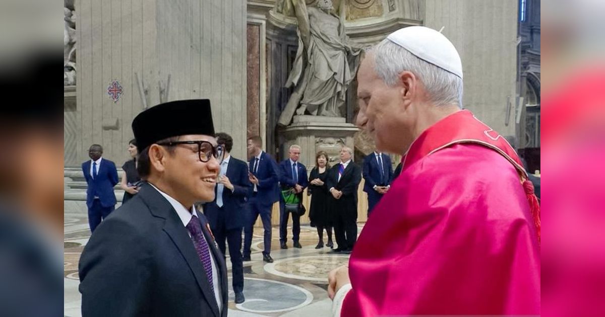 Menko Muhaimin Salami Paus Leo XIV di Vatikan: Jalin Kerja Sama untuk Perdamaian Dunia