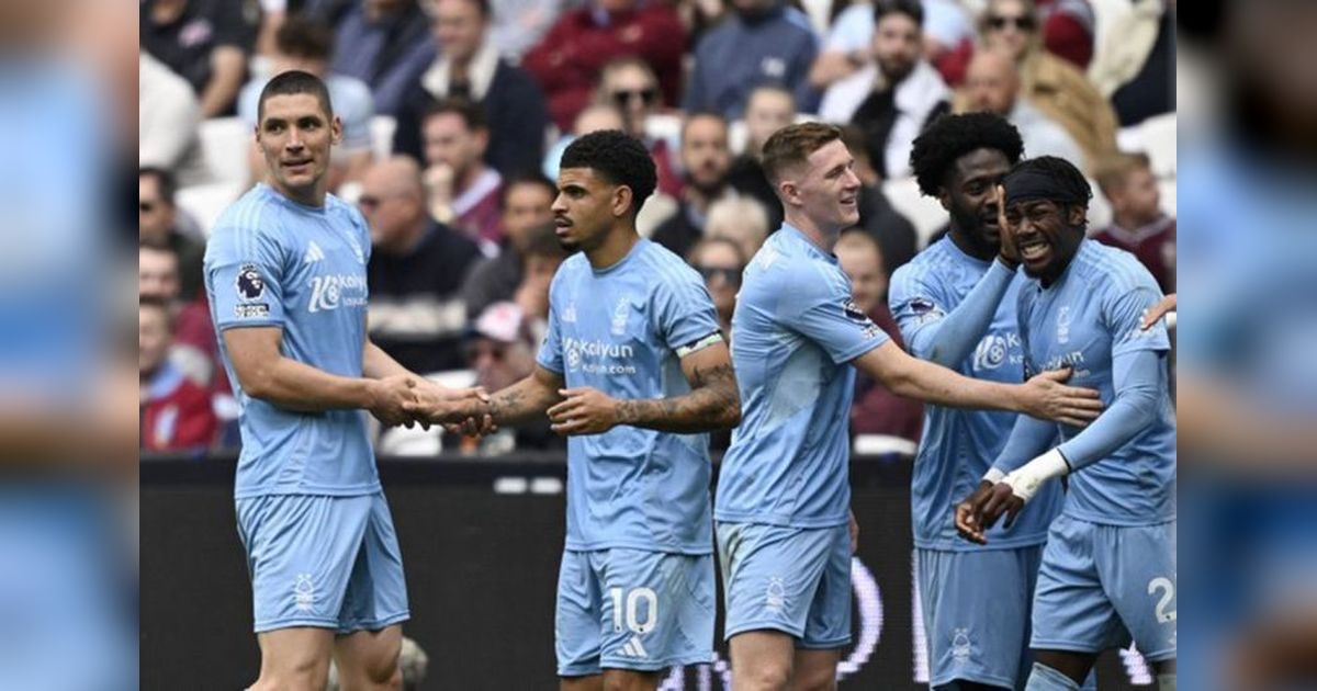 Nottingham Forest Jaga Asa Liga Champions, Menang Dramatis atas West Ham