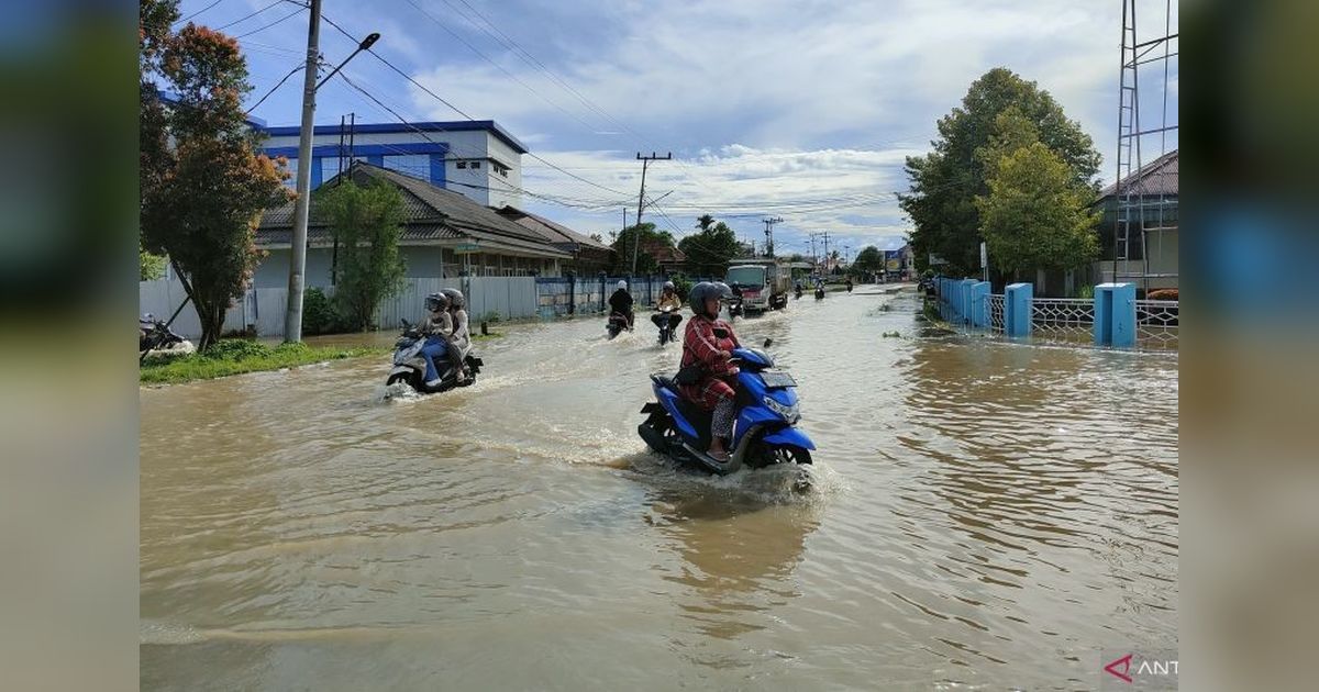 Sungai Kayan Meluap, Banjir Landa Tanjung Selor dan Beberapa Kecamatan di Bulungan