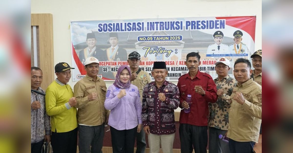 Wabup Merangin Tekankan Pemilihan Pengurus Koperasi Merah Putih Harus Selektif