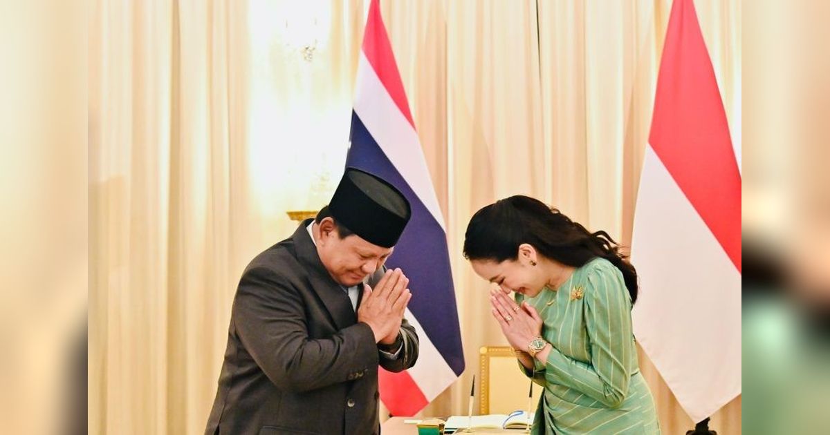Prabowo Sambut Baik Peluncuran Rute Penerbangan Baru Indonesia-Thailand