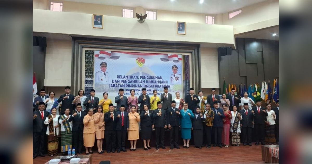 Gubernur NTT Lantik 15 Pejabat Eselon II untuk Tingkatkan Pelayanan Publik