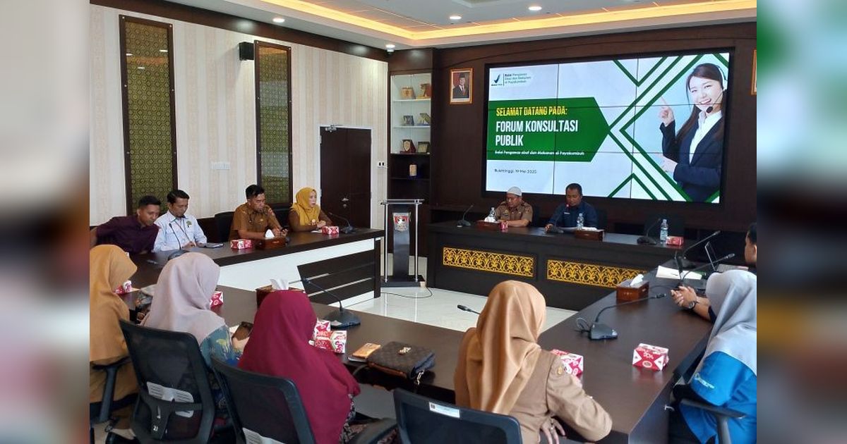 BPOM Payakumbuh Gelar Forum Konsultasi Publik di Bukittinggi Demi Layanan Optimal