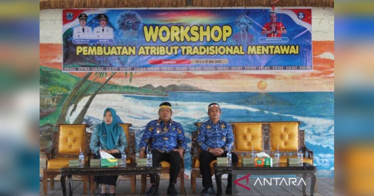 Lestarikan Warisan Budaya, Pemkab Mentawai Gelar Pelatihan Atribut Tradisional