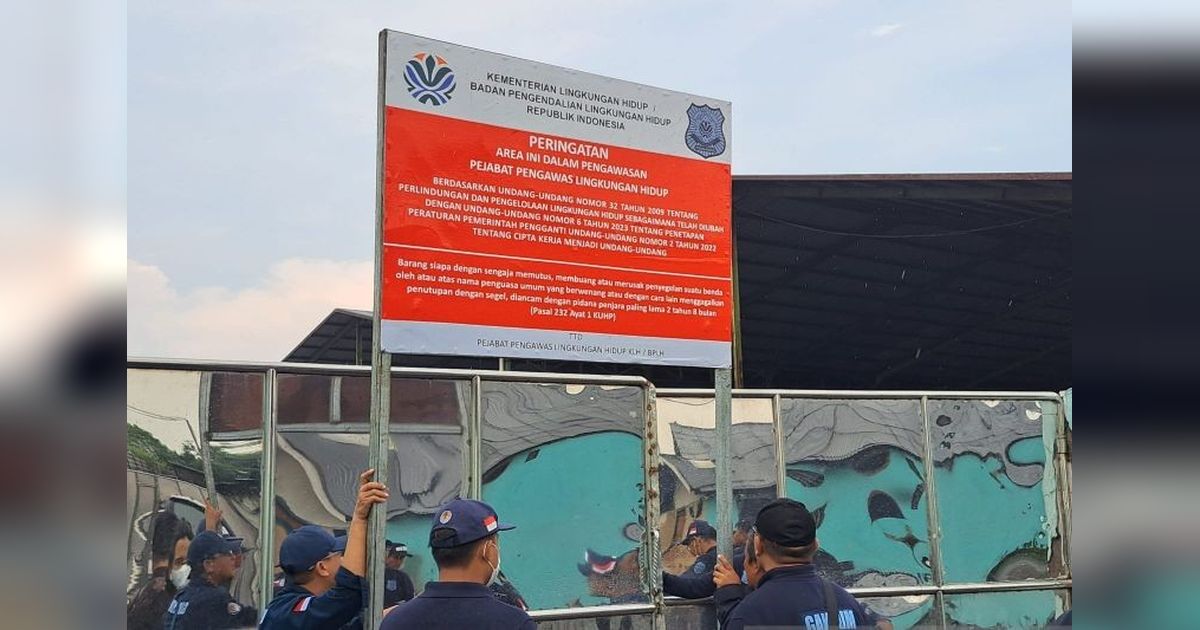 Pemkab Tangerang Tutup Perusahaan Pengolah Limbah B3 Ilegal Cemari Lingkungan