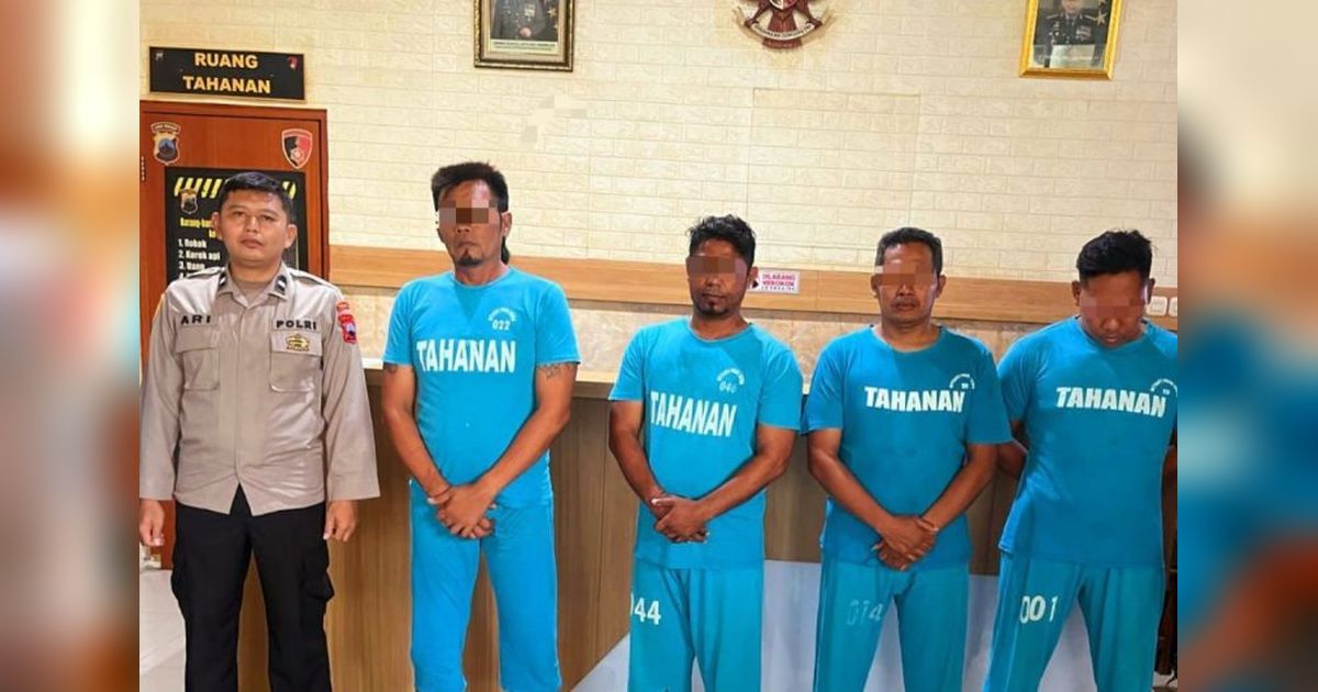 Polda Jateng Bekuk 4 Oknum Ormas GRIB Jaya Terkait Perusakan Aset KAI Semarang